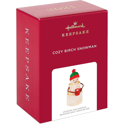 2021 Cozy Birch Snowman Hallmark Ornament (Birch) QGO2092