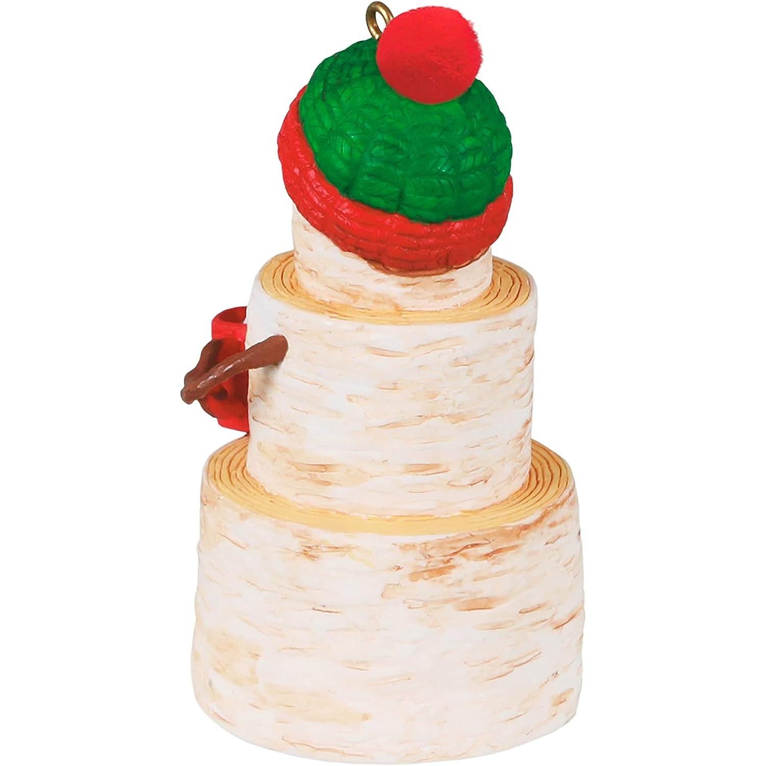 2021 Cozy Birch Snowman Hallmark Ornament (Birch) QGO2092