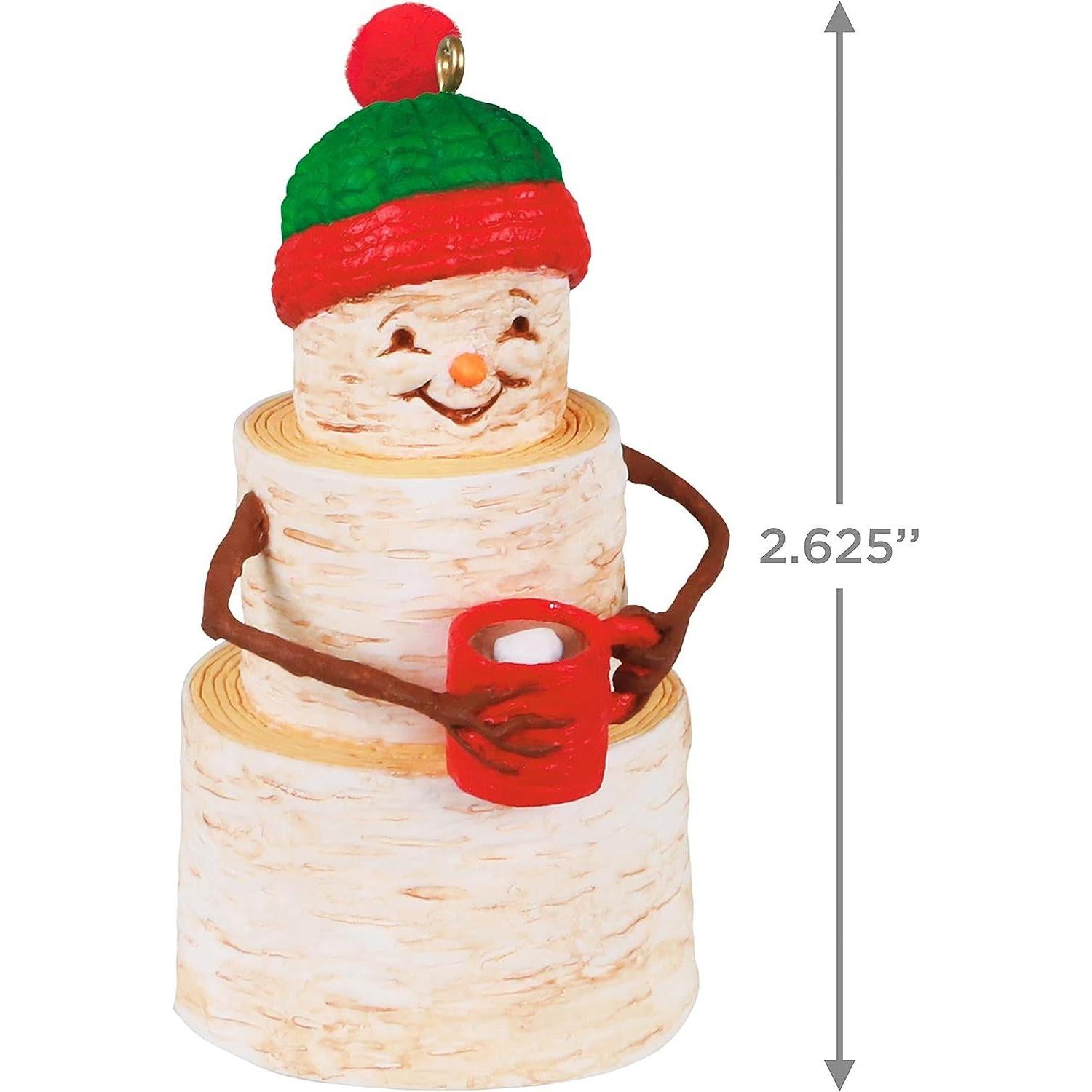 2021 Cozy Birch Snowman Hallmark Ornament (Birch) QGO2092