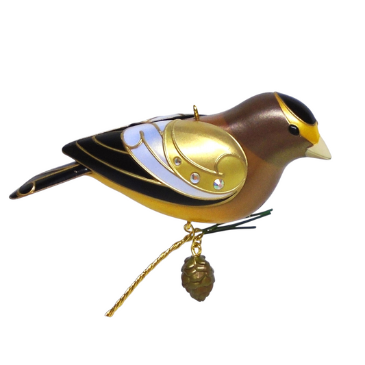 2021 Evening Grosbeak Hallmark Ornament (Beauty of Birds) QXR9172