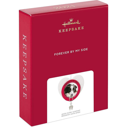 2021 Forever By My Side Hallmark Ornament (Pet Memorial Photo Holder) QHX4055