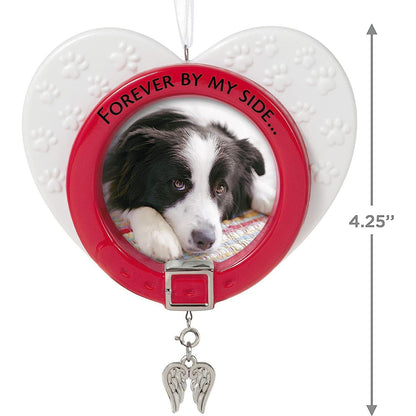 2021 Forever By My Side Hallmark Ornament (Pet Memorial Photo Holder) QHX4055