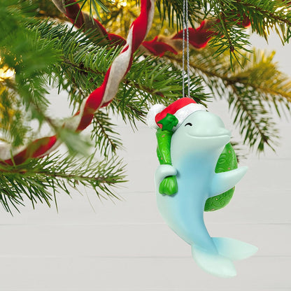 QGO2295 2021 Here Comes Dolphin Claus Image5