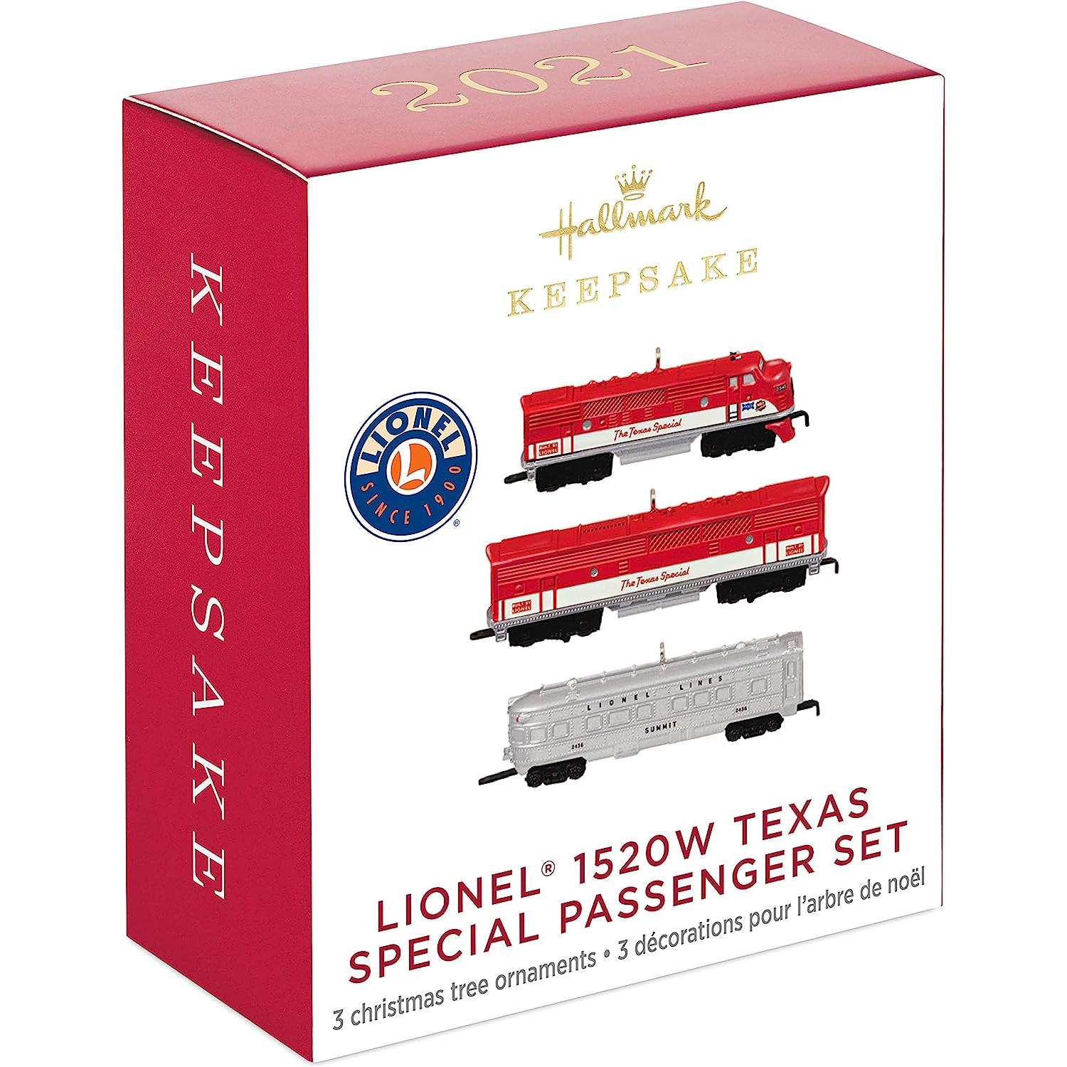 2021 Lionel 1520W Texas Special Passenger Set Hallmark Ornament (Lionel) QXM8285