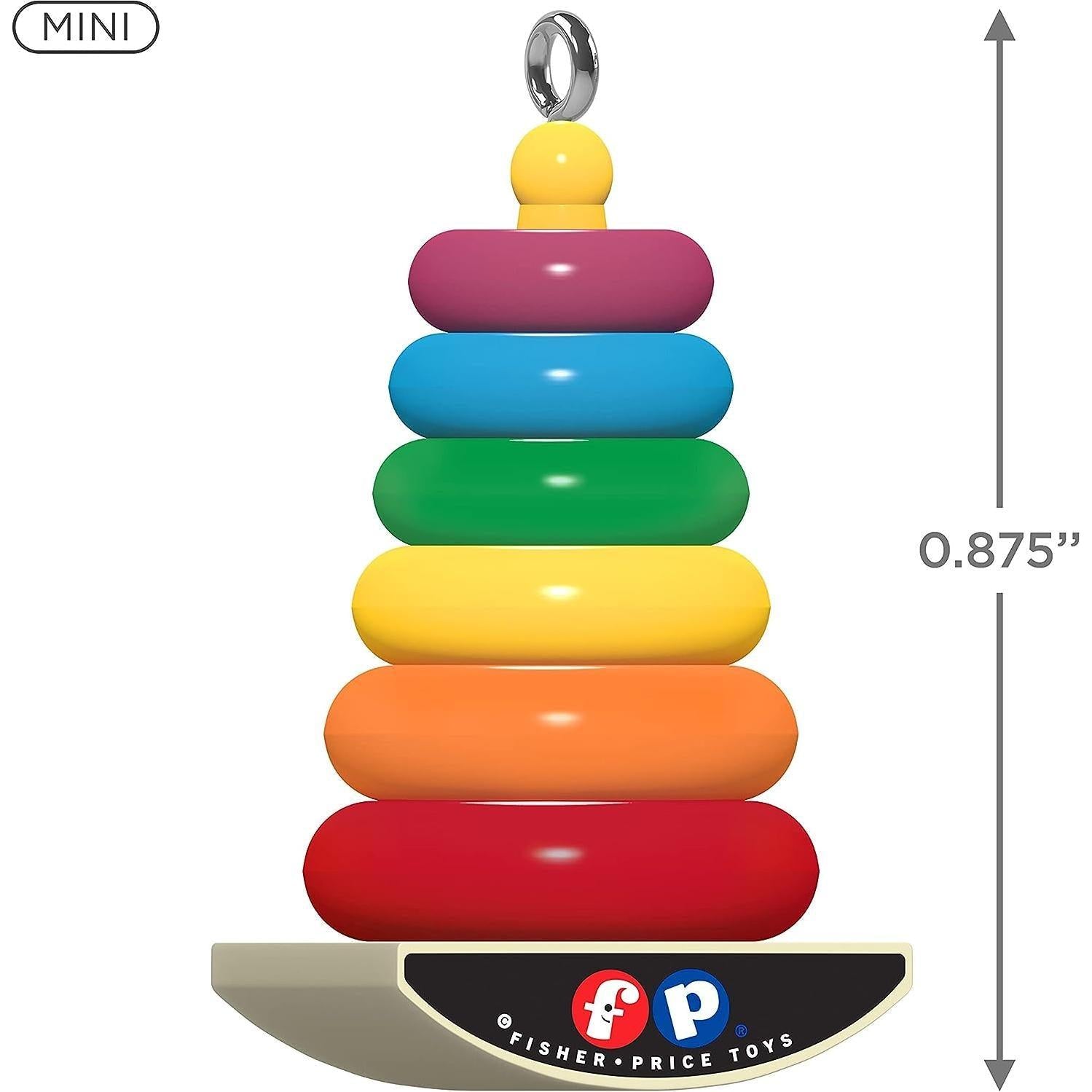 2021 Mini Box of 8 Hallmark Ornament (Fisher Price) QXM8272