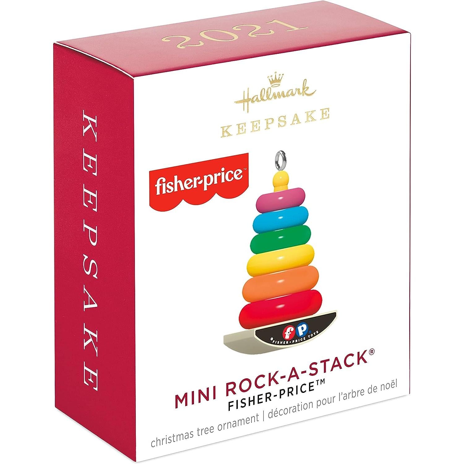 QXM8265 2021 Miniature Mini Rock-A-Stack (Fisher-Price) Image3