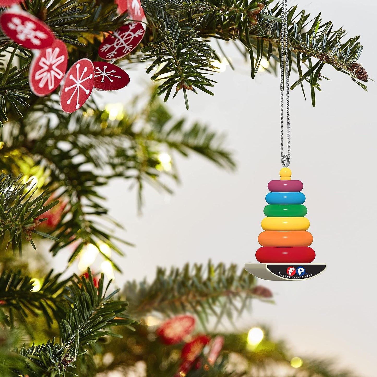 QXM8265 2021 Miniature Mini Rock-A-Stack (Fisher-Price) Image5