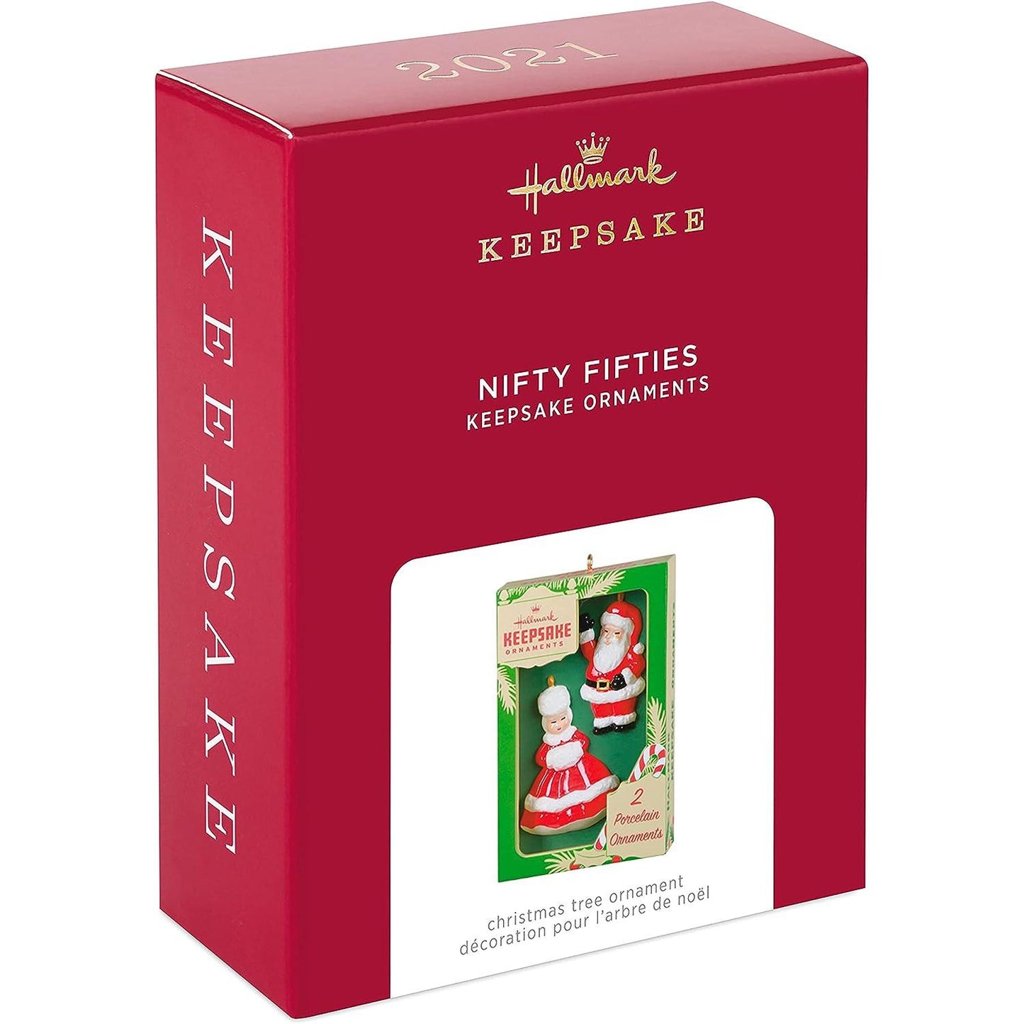 2021 Nifty Fifties Hallmark Ornament (Santa Claus) QGO2102