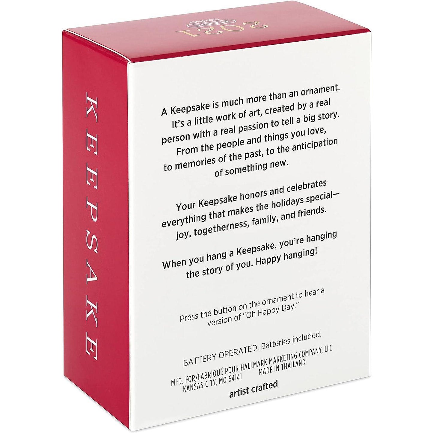 2021 Oh Happy Day Piano Hallmark Ornament (Magic) QSM7862