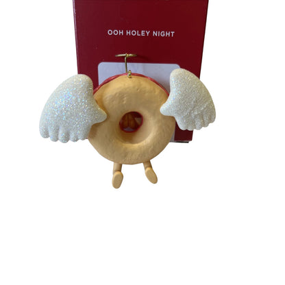 2021 Ooh Holey Night - Donut Hallmark Ornament (Angel) QGO2282