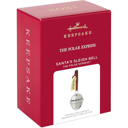 2021 Santa's Sleigh Bell Hallmark Ornament (The Polar Express) QXI7045