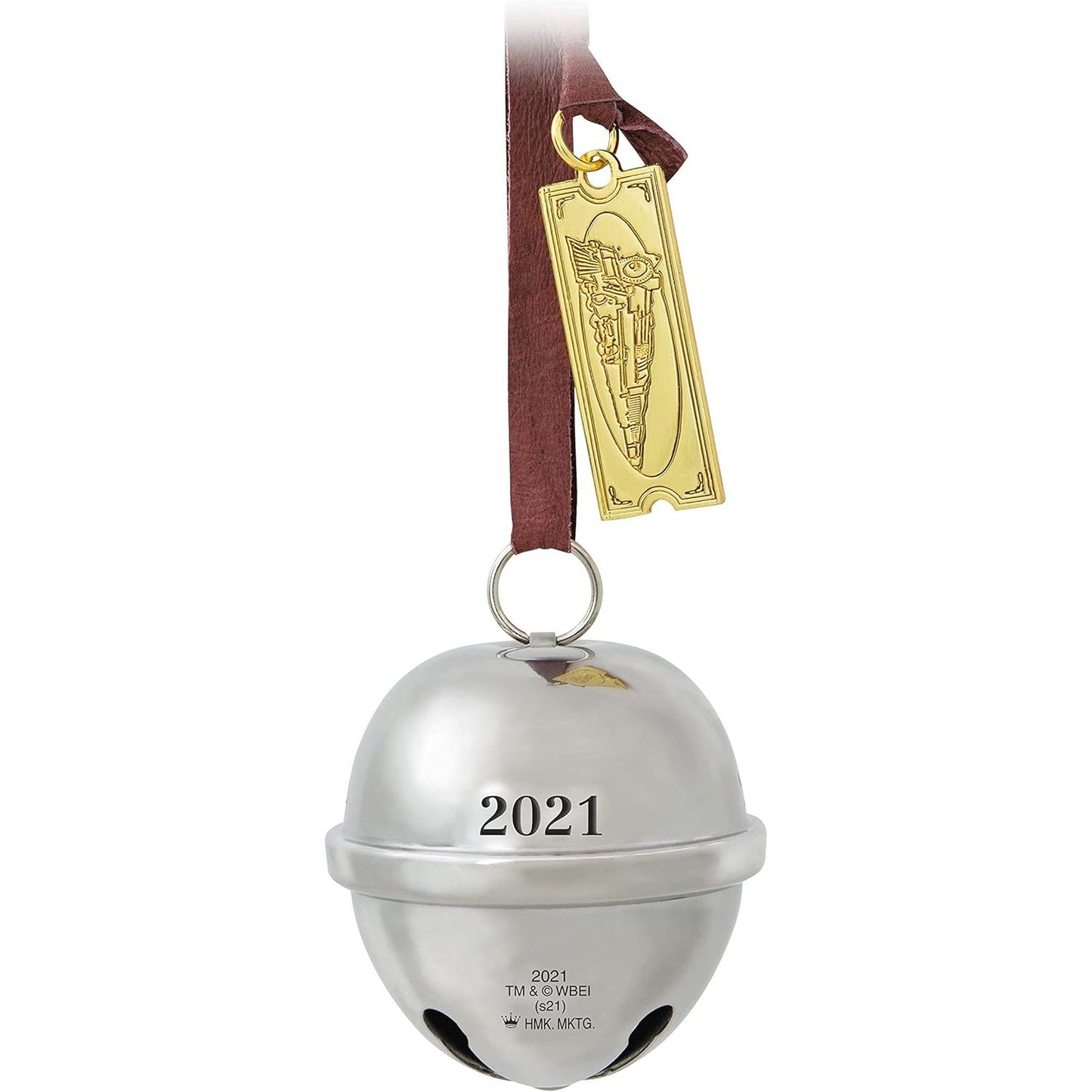 2021 Santa's Sleigh Bell Hallmark Ornament (The Polar Express) QXI7045