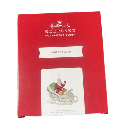 2021 Santa's Sleigh Hallmark Ornament (Santa Claus) QXC5562