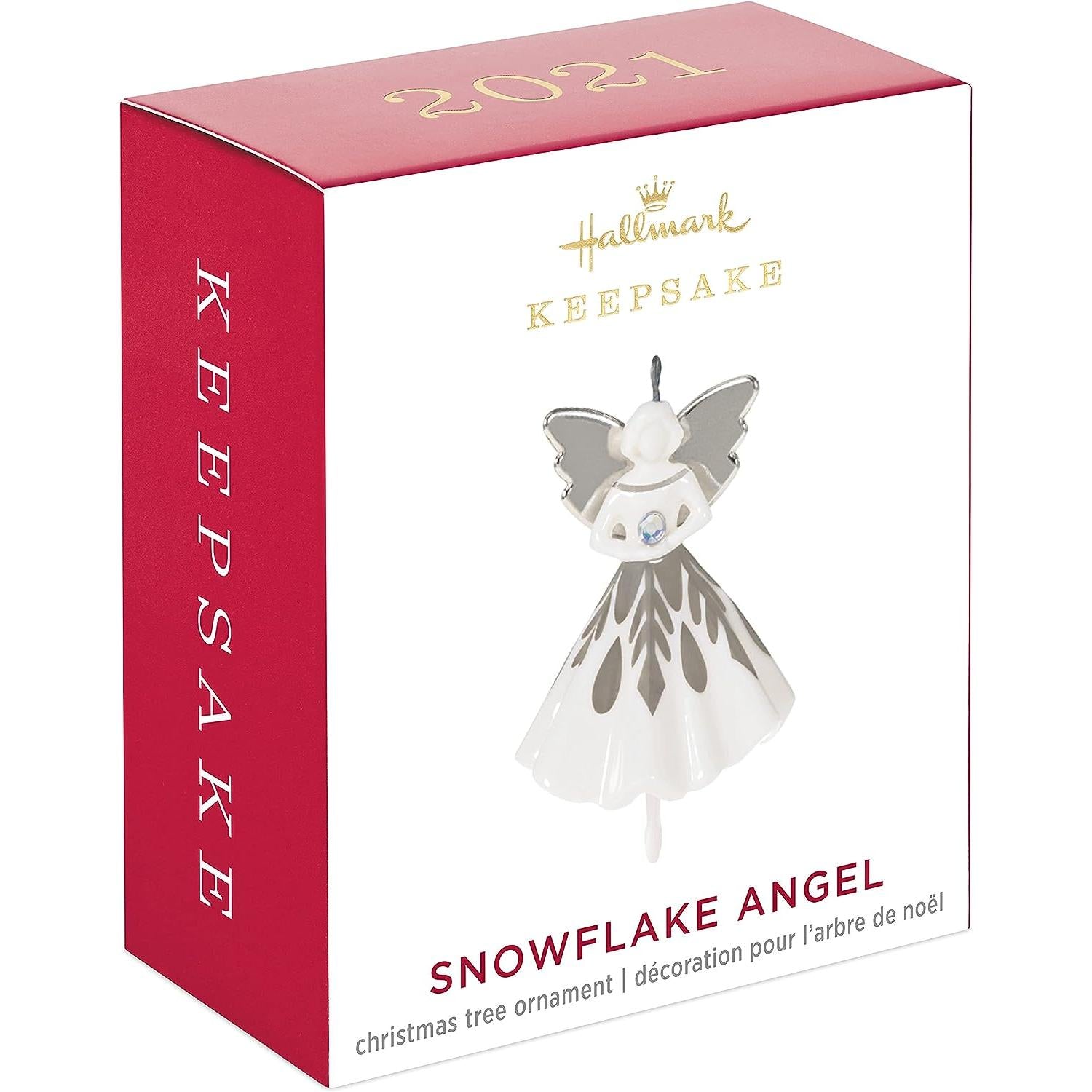 QXM8385 2021 Miniature Snowflake Angel Image4
