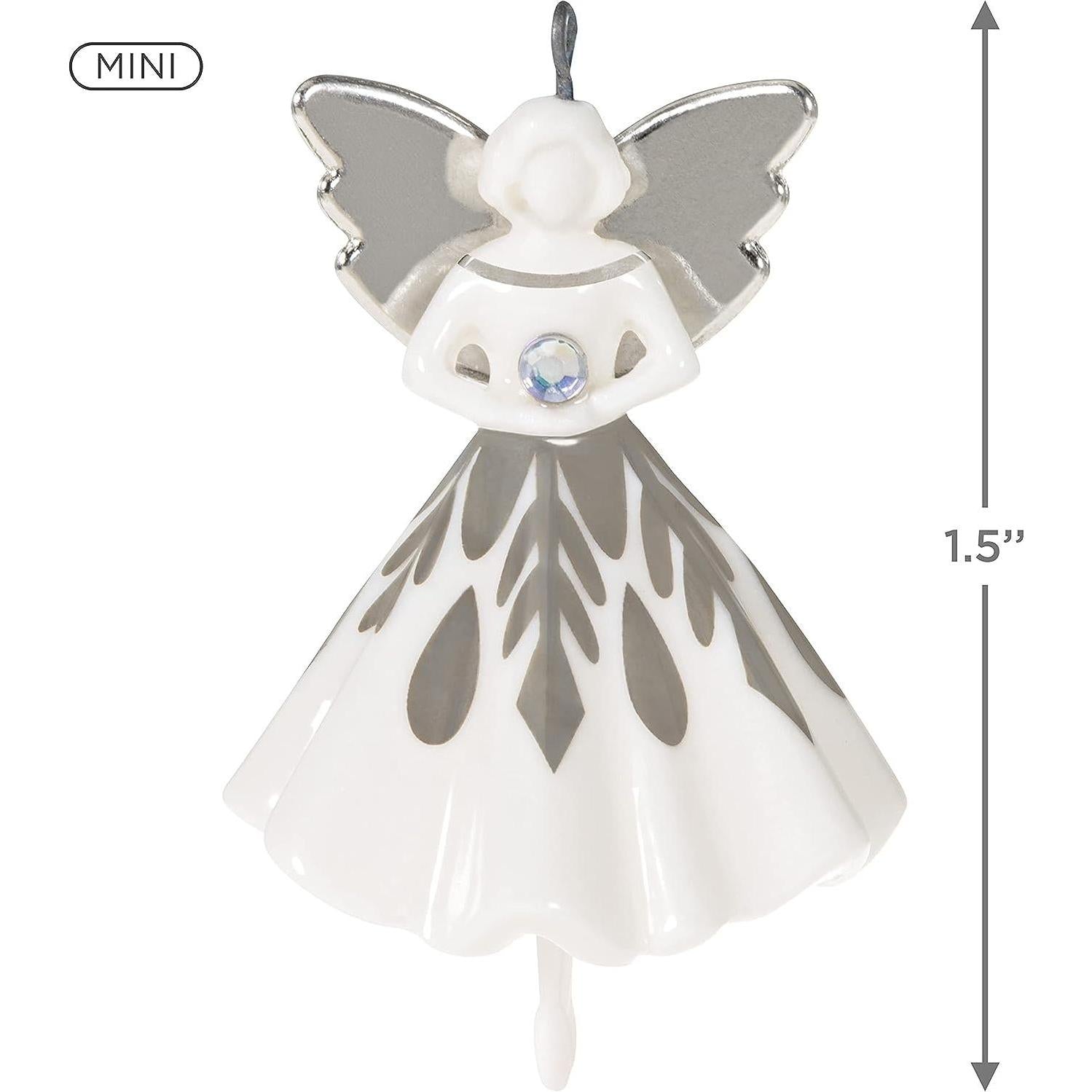 QXM8385 2021 Miniature Snowflake Angel Image1