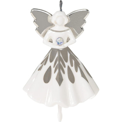 QXM8385 2021 Miniature Snowflake Angel Image2