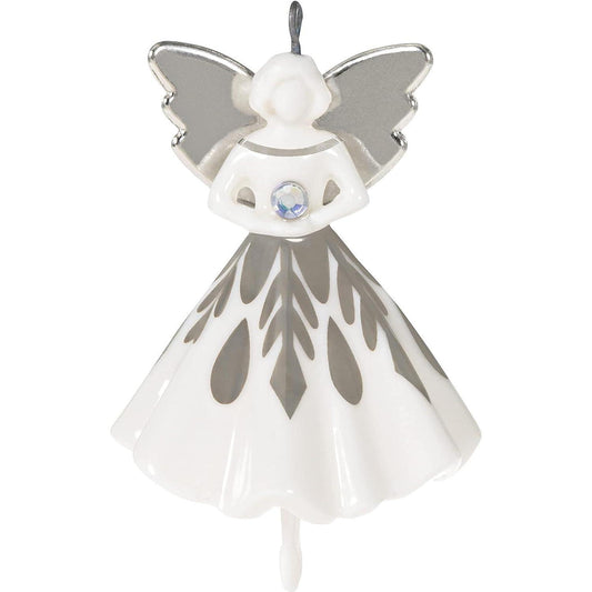 QXM8385 2021 Miniature Snowflake Angel Image2