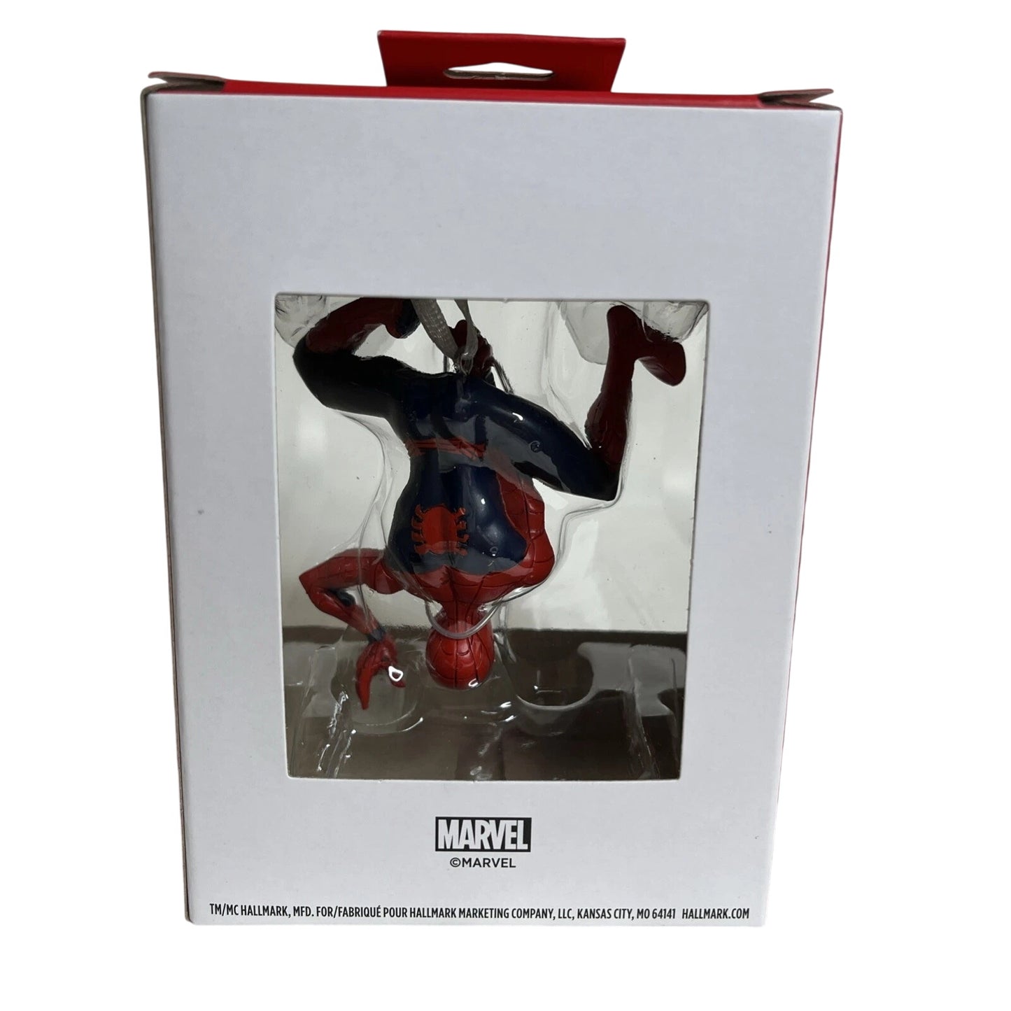 2021 Spider-Man Hanging Upside-Down Hallmark Ornament (Marvel) 2HCM9375