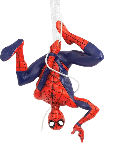 2021 Spider-Man Hanging Upside-Down Hallmark Ornament (Marvel) 2HCM9375