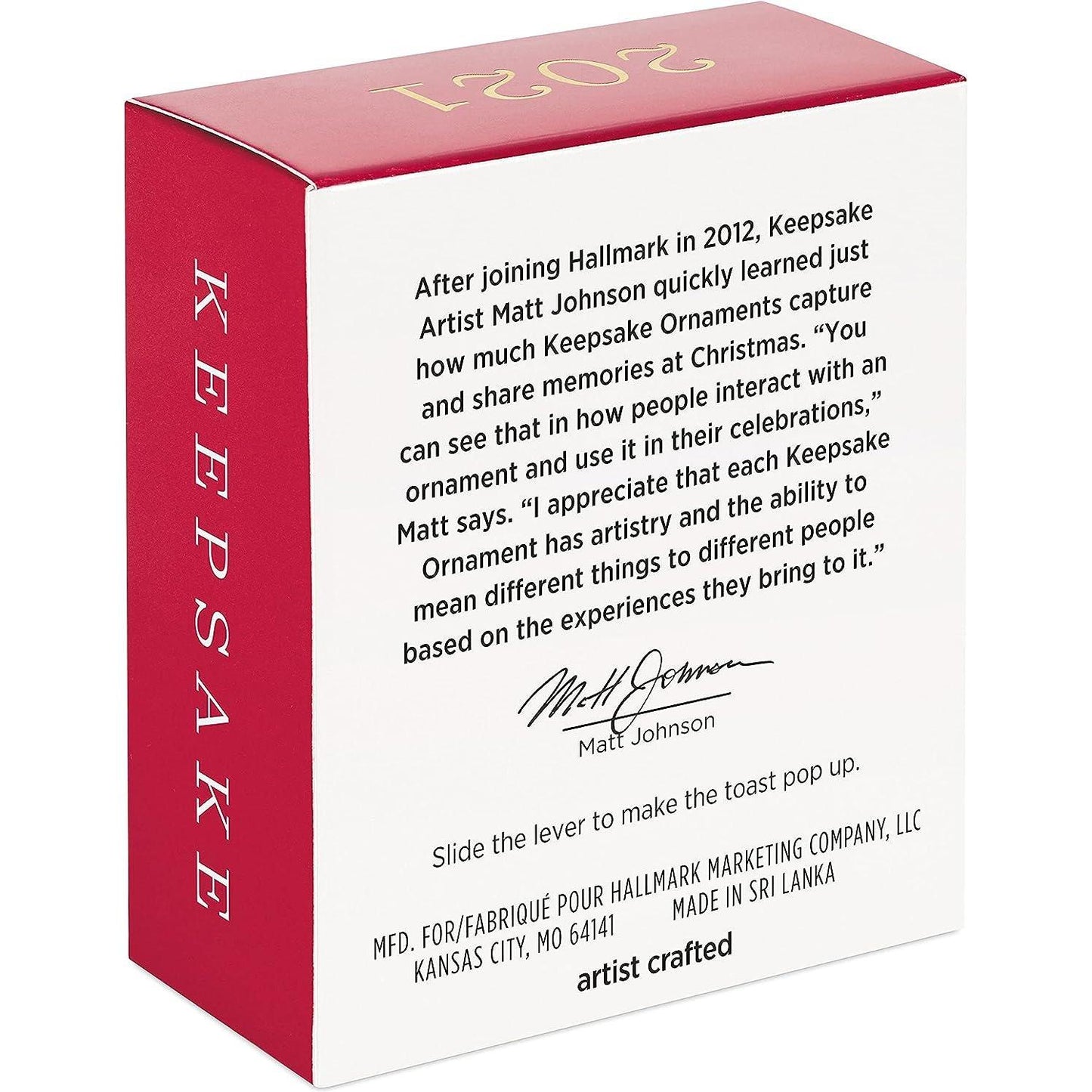 QXM8372 2021 Miniature Teeny Toaster Image4