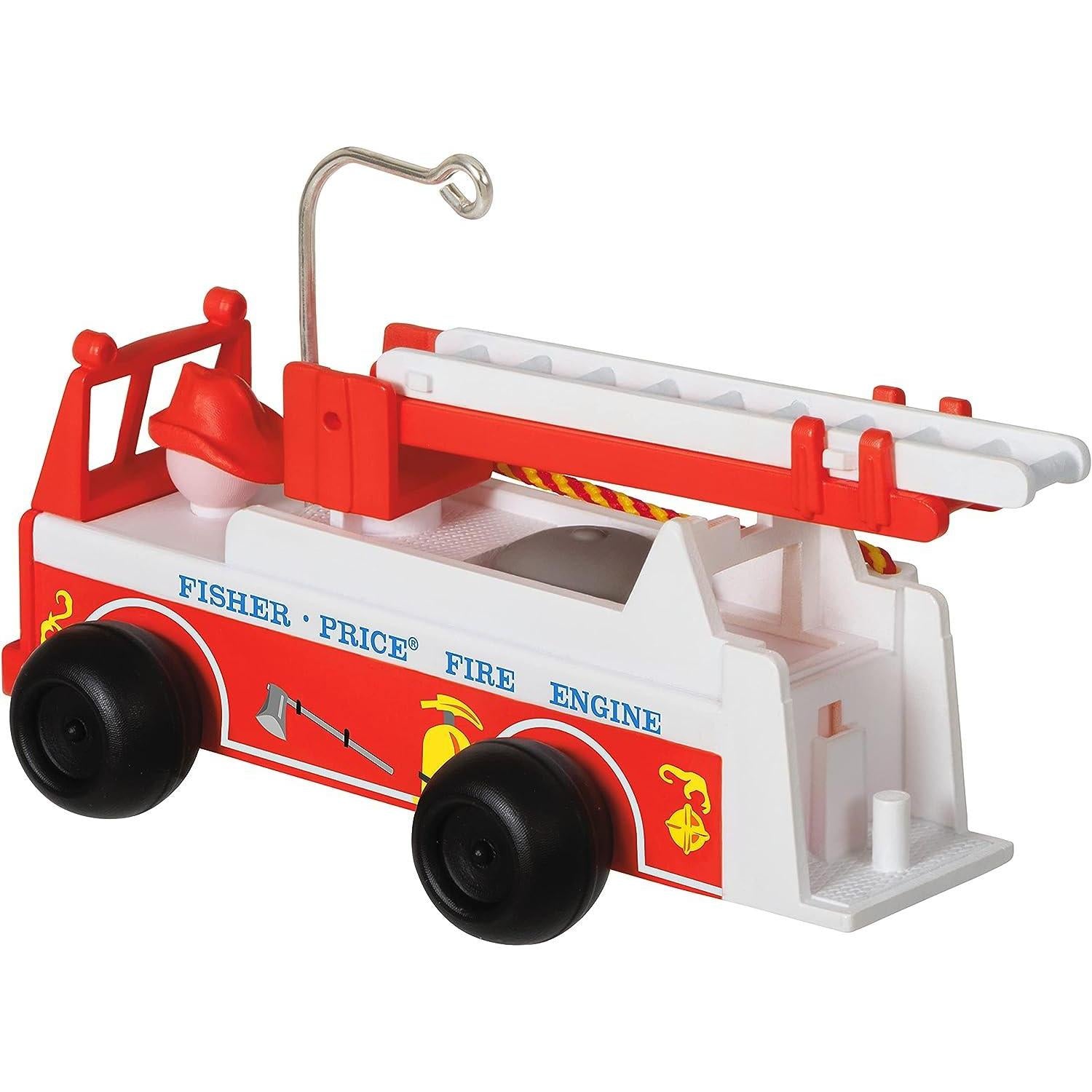 QXI7262 2021 Fisher Price Vintage Fire Engine Image2