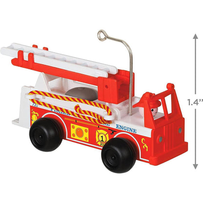 QXI7262 2021 Fisher Price Vintage Fire Engine Image4