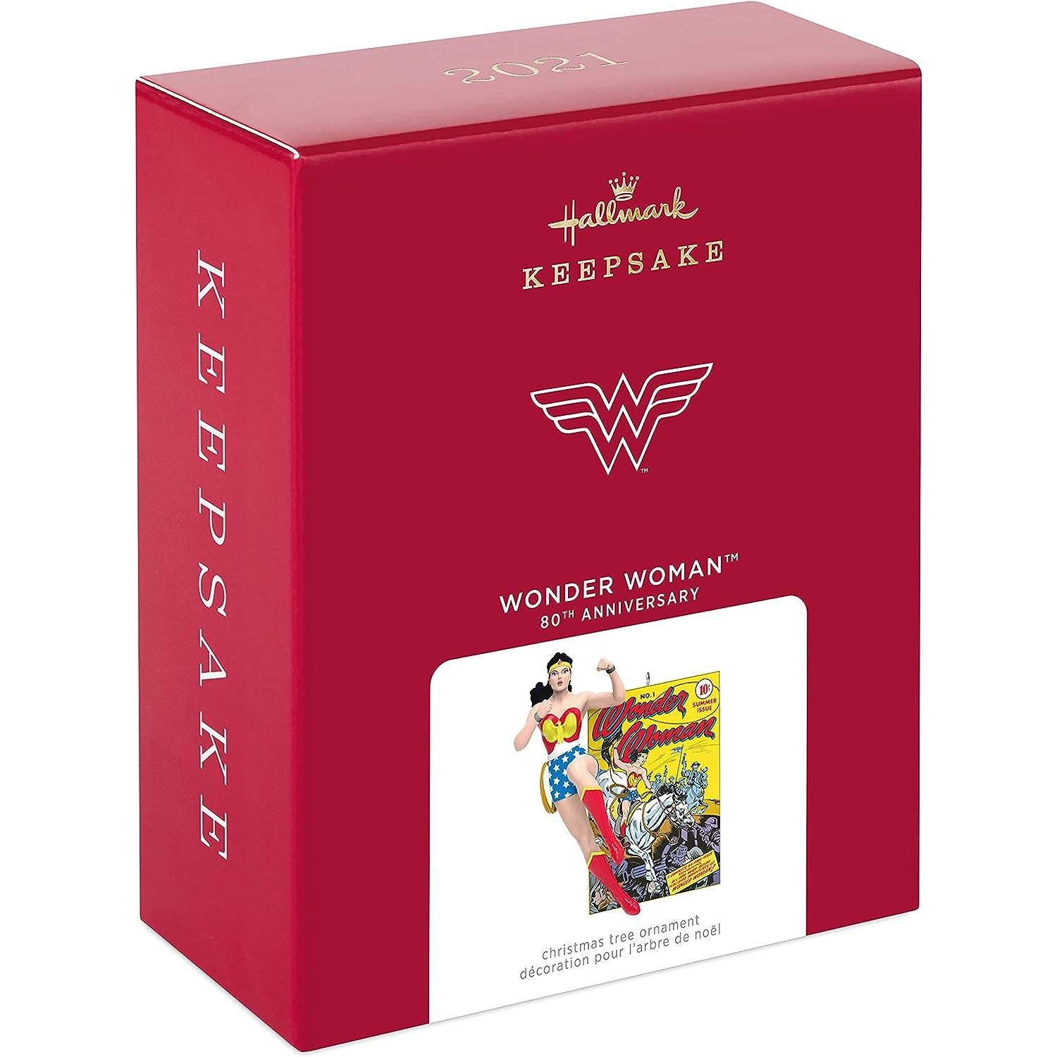 2021 Wonder Woman - 80th Anniversary Hallmark Ornament (Super Heroes) QXI7072