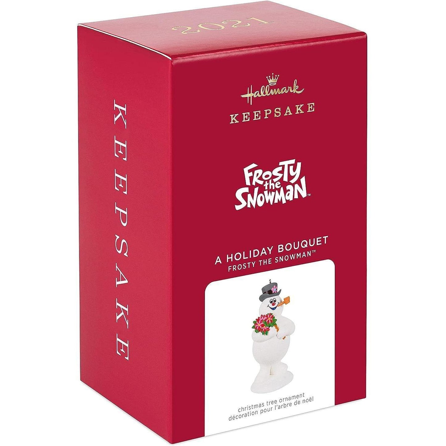 2021 A Holiday Bouquet Hallmark Ornament (Frosty the Snowman) QXI7042