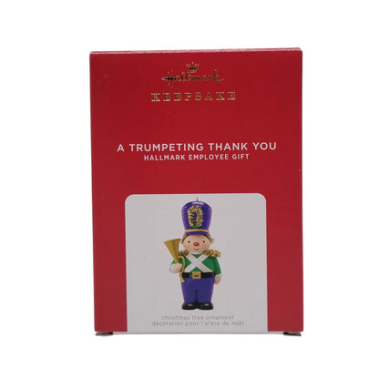 2021 A Trumpeting Thank You Hallmark Ornament (Hallmark Employee Gift) LPR3615