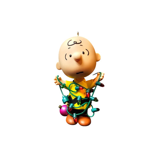 2021 All Tangled Up Hallmark Ornament (Peanuts) QXE3242 Image1