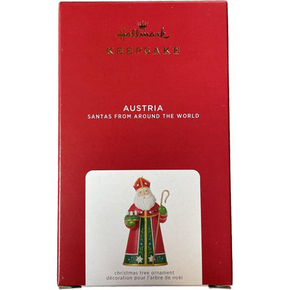 2021 Austria Hallmark Ornament (Santas From Around the World) QXE3265