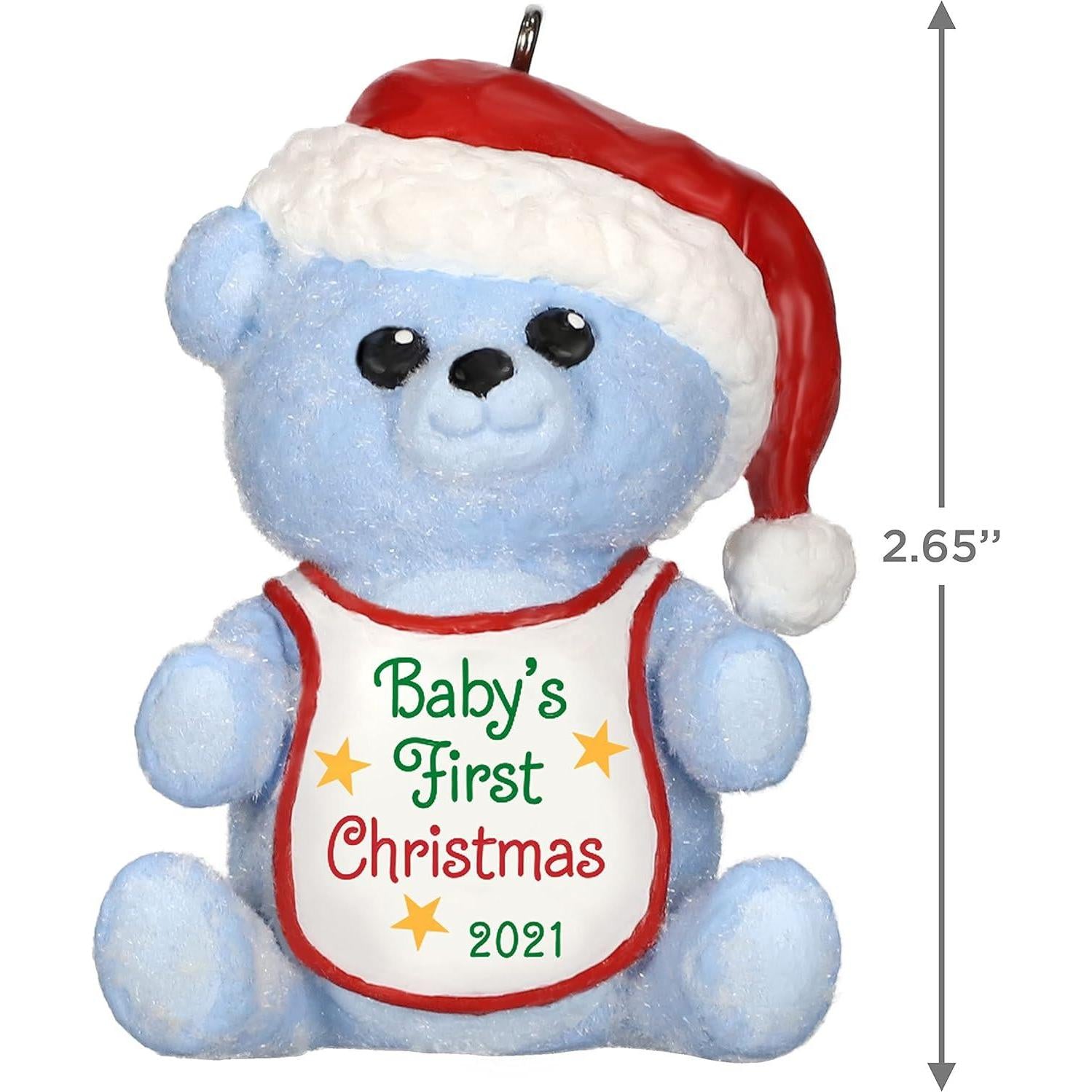 2021 Baby Boy's First Christmas Hallmark Ornament (Baby's First Christmas) QGO2205