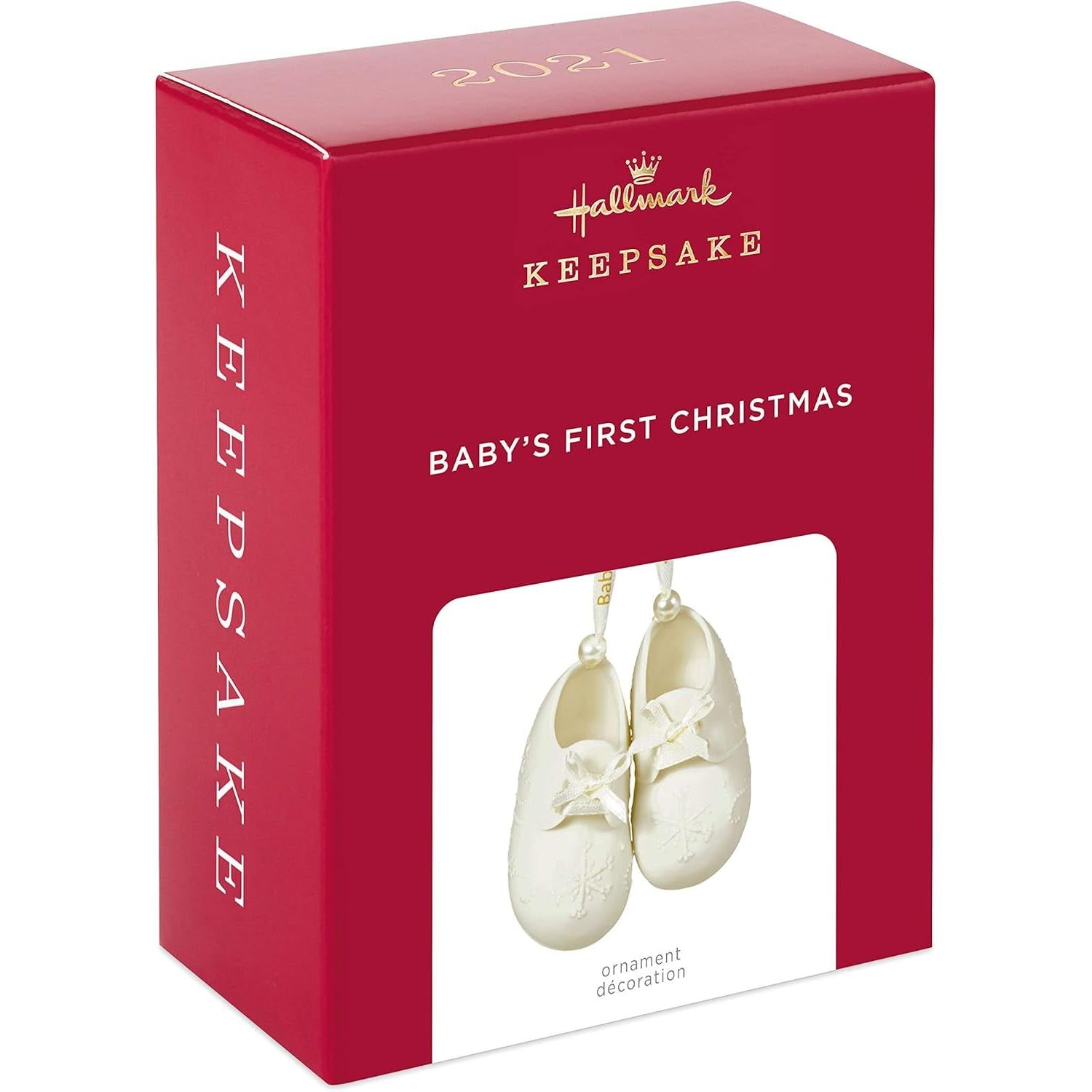 2021 Baby's First Christmas Hallmark Ornament (Baby's First Christmas) QHX4095