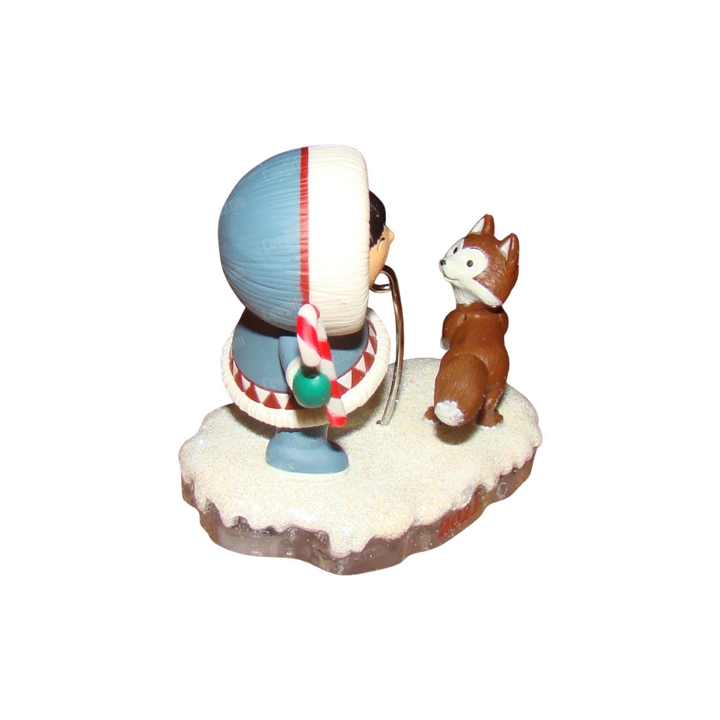 2021 Candy Cane Fetch Hallmark Ornament (Frosty Friends) QXR9142 Image3