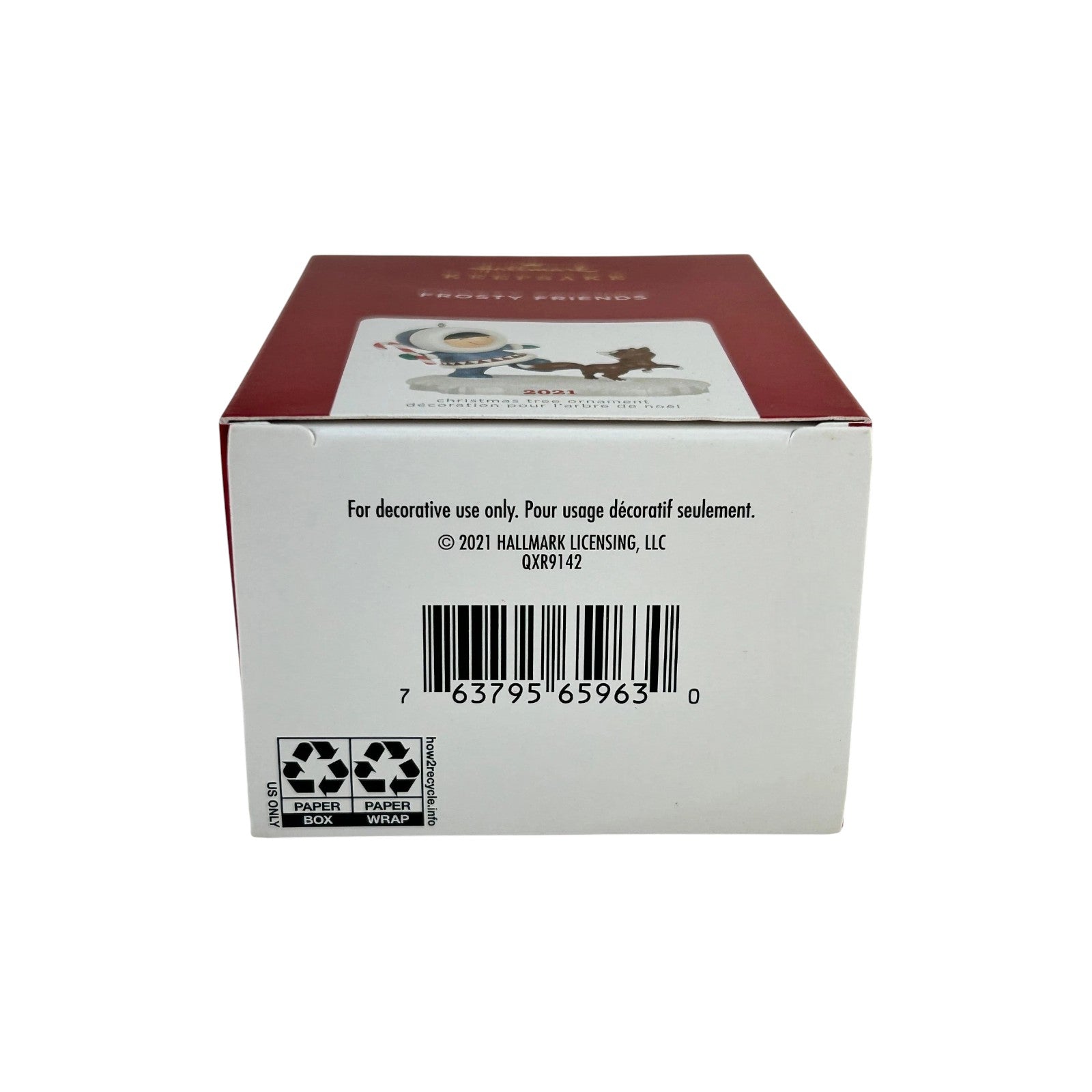 2021 Candy Cane Fetch Hallmark Ornament (Frosty Friends) QXR9142 Image7