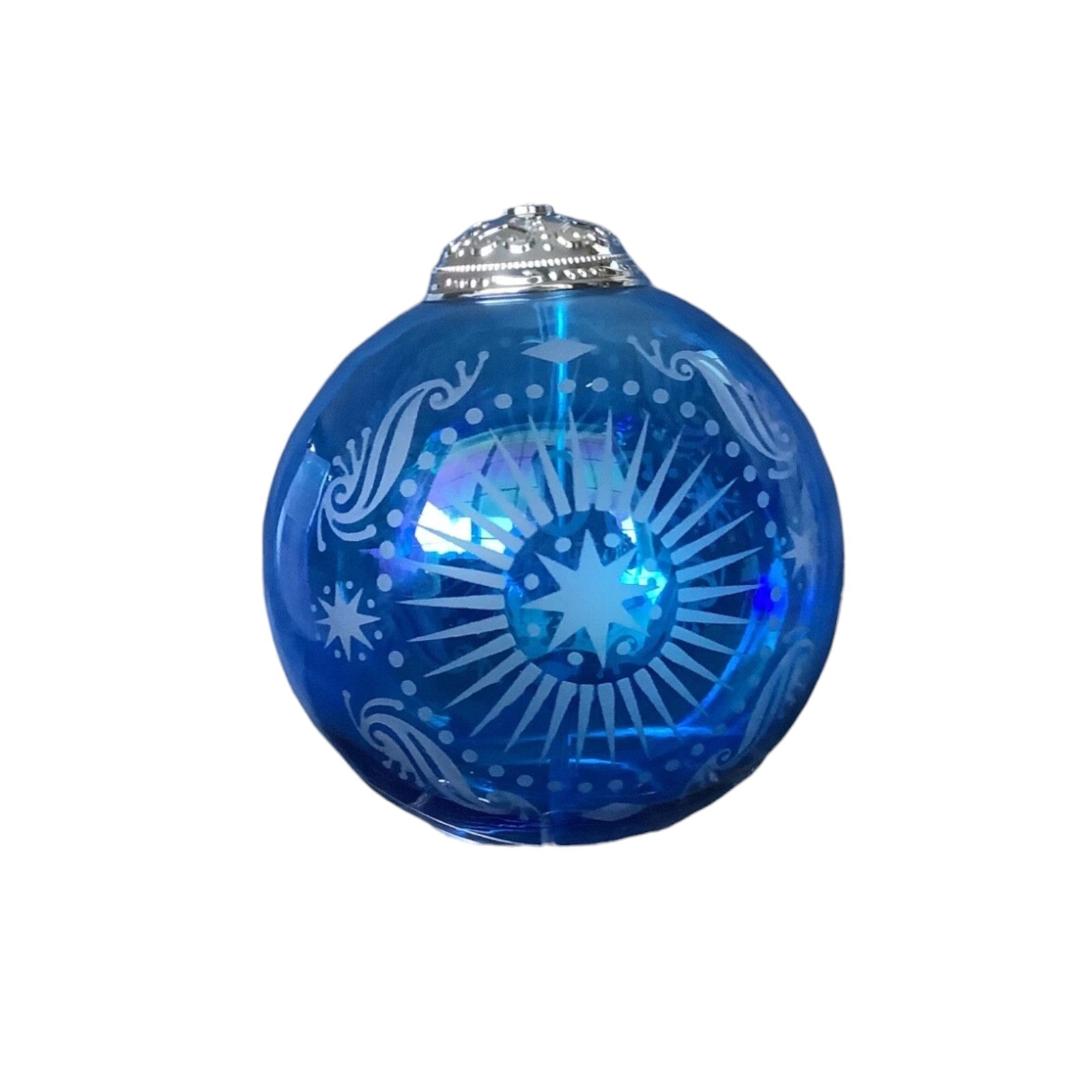 2021 Christmas Commemorative #9 - BlueGlass Ball Hallmark Ornament (Christmas Commemorative) QXR9035