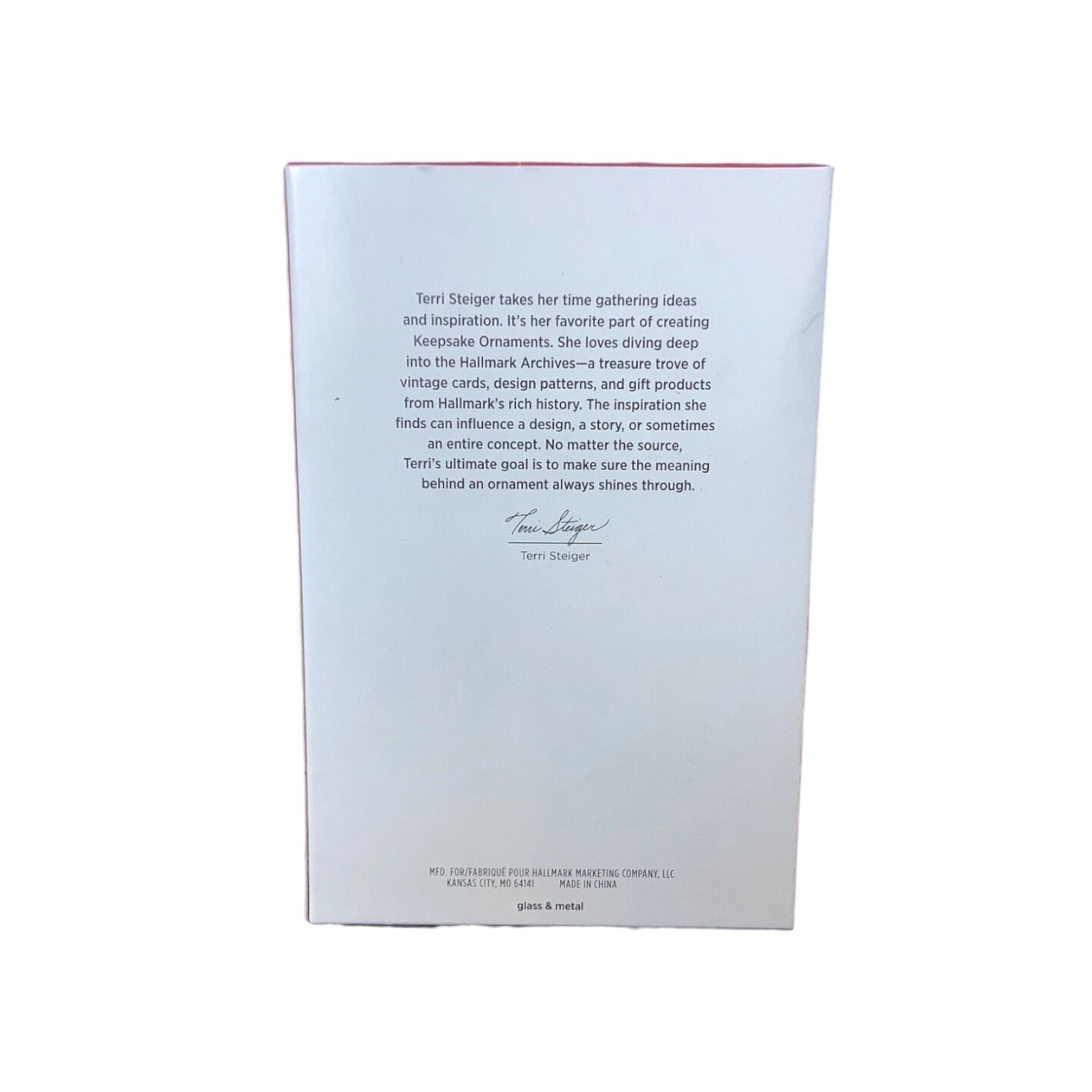 2021 Christmas Commemorative #9 - BlueGlass Ball Hallmark Ornament (Christmas Commemorative) QXR9035