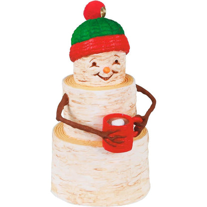 2021 Cozy Birch Snowman Hallmark Ornament (Birch) QGO2092