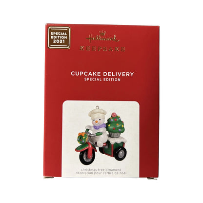 2021 Cupcake Delivery - Repaint Hallmark Ornament LPR3642 Image2