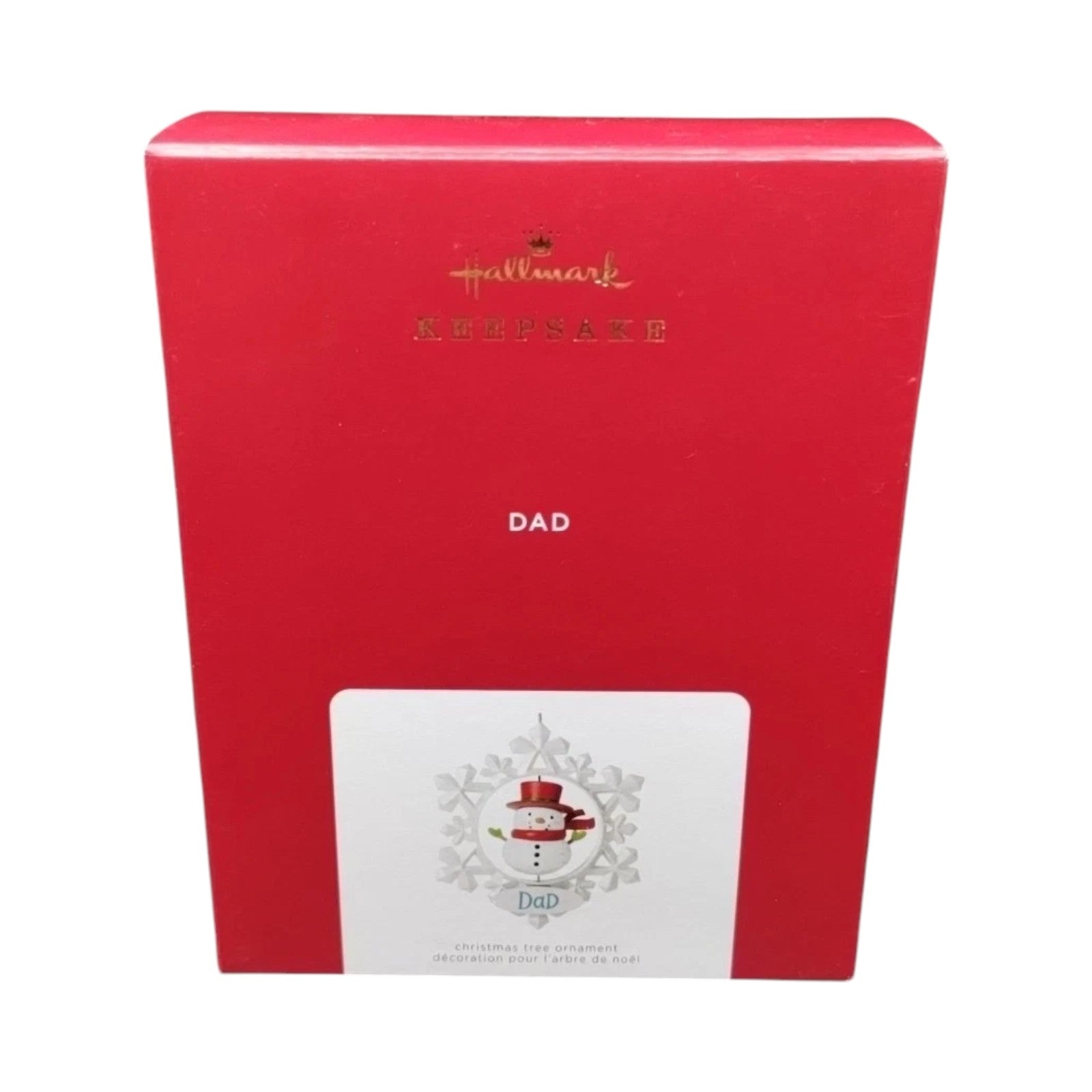 2021 Dad Hallmark Ornament (Snowmen) QGO2005 Image2