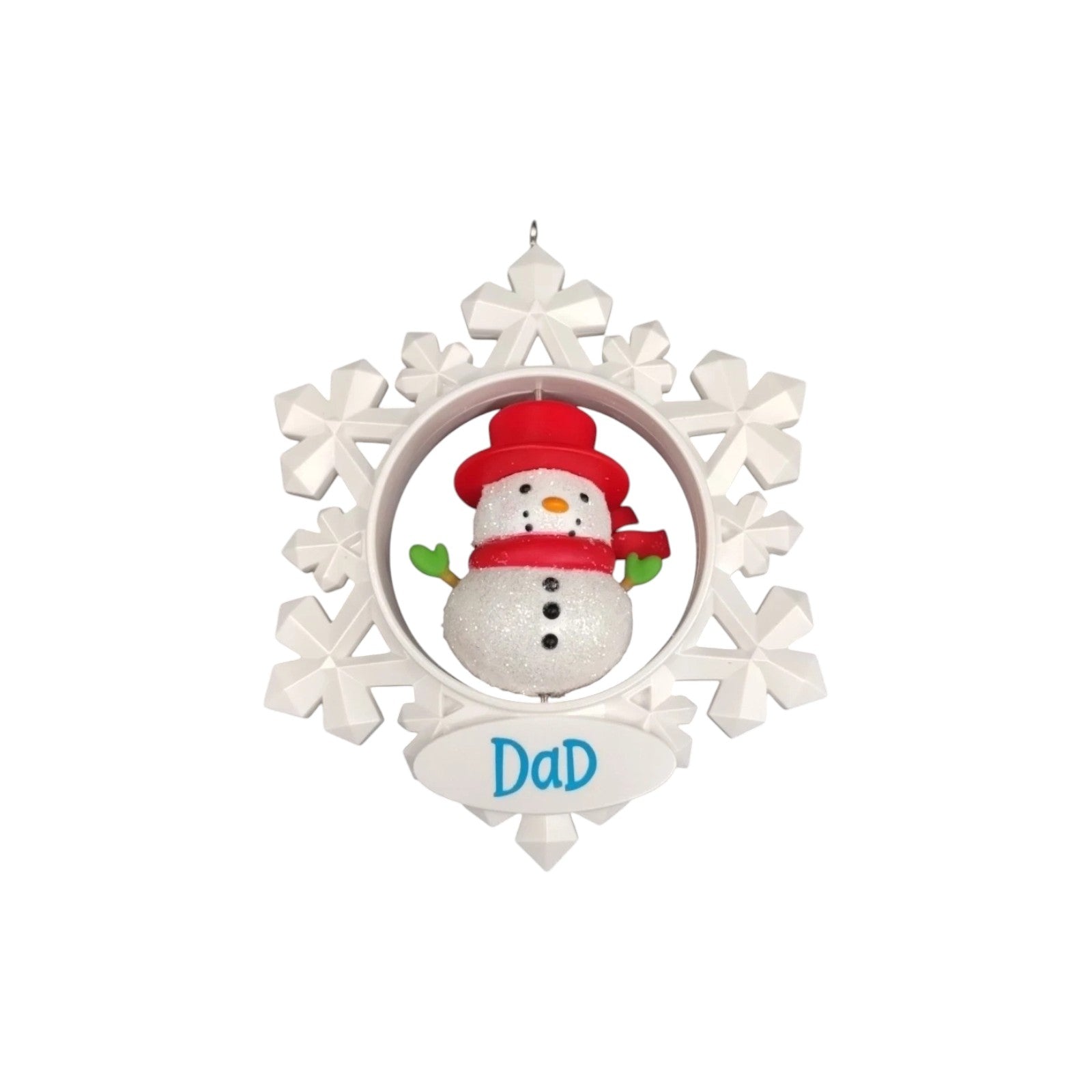 2021 Dad Hallmark Ornament (Snowmen) QGO2005 Image7