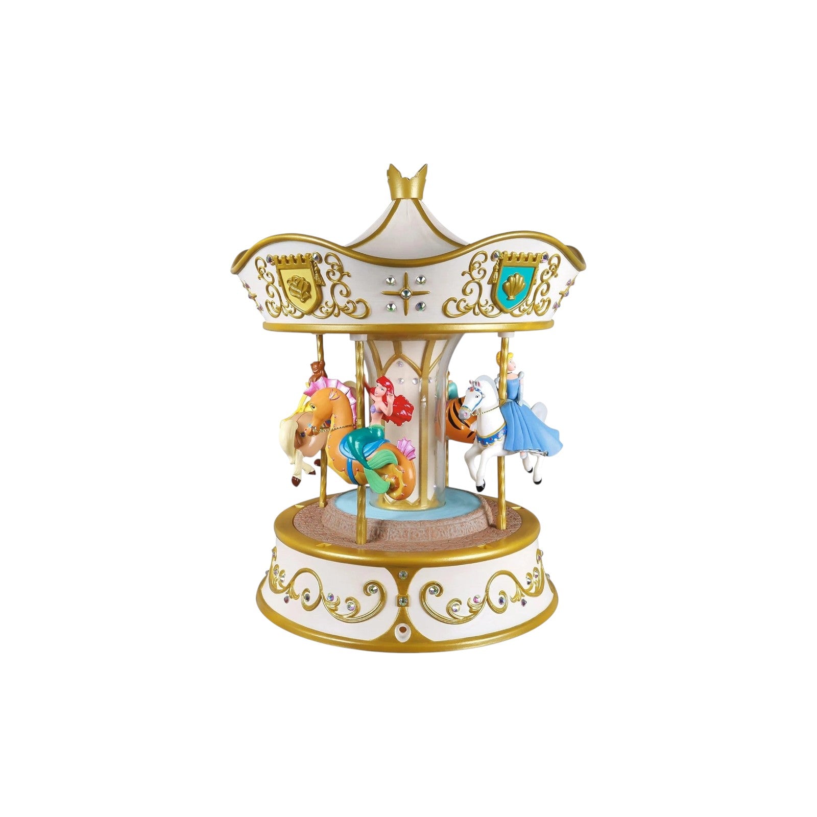 2021 Disney Princess Dreams Go Round Carousel (Disney Princesses) Hallmark Ornament QFM3355 Image3