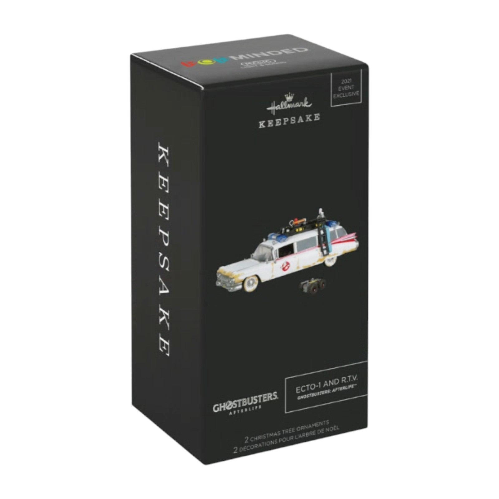 2021 Ecto-1 and R.T.V. - SDCC Exclusive Hallmark Ornament QMP4122 Image2