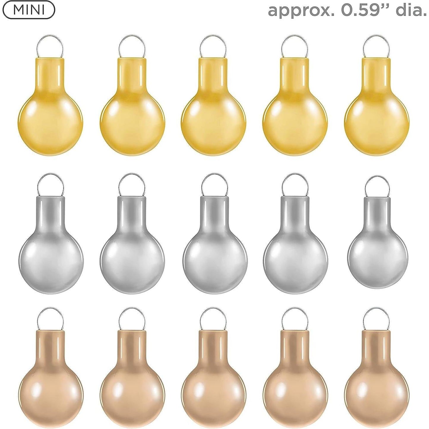 QSB6145 2021 Elegant Miniature Ornament set Image4