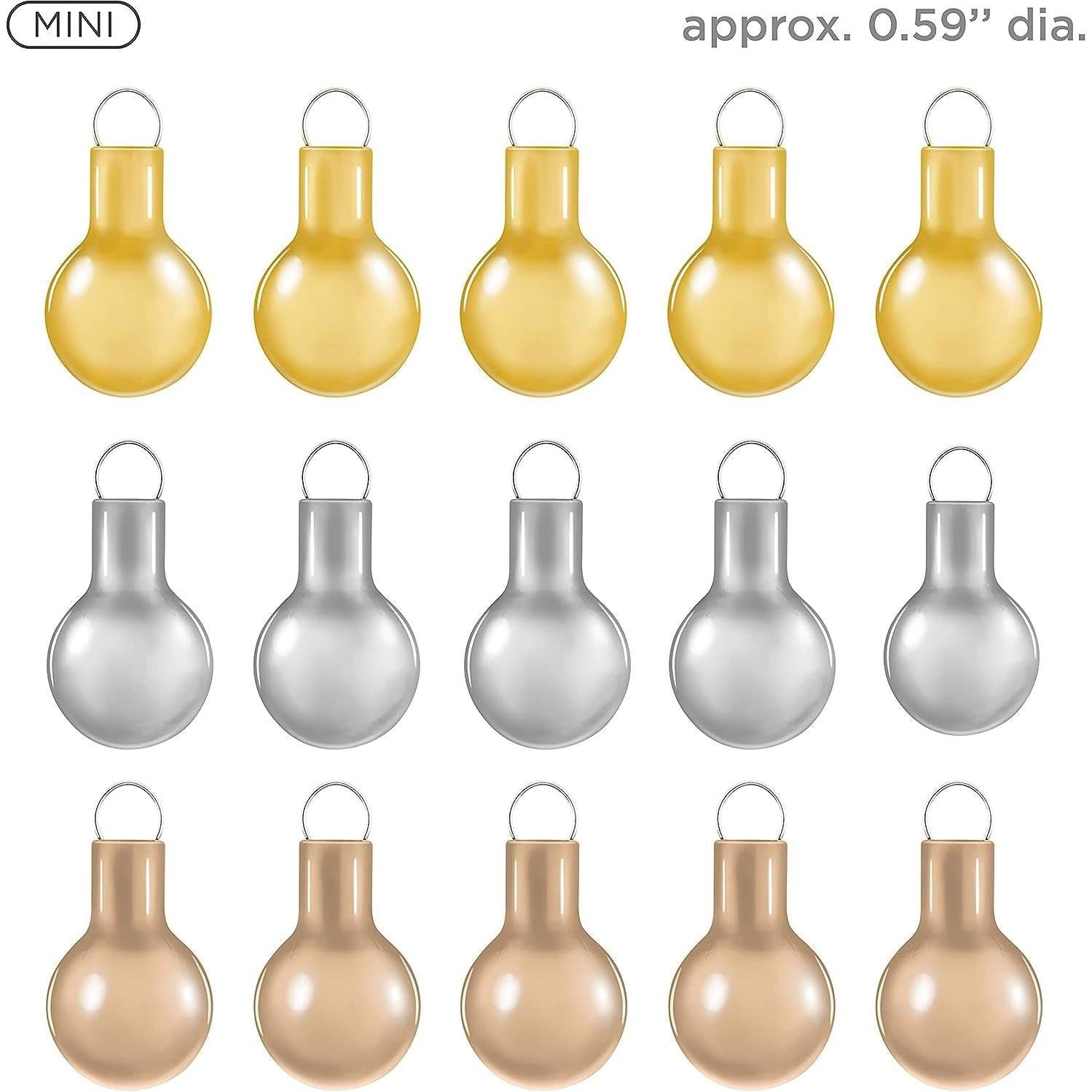 QSB6145 2021 Elegant Miniature Ornament set Image4