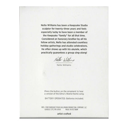 2021 Elmo's Magic Piano Hallmark Ornament (Sesame Street) QXI7255