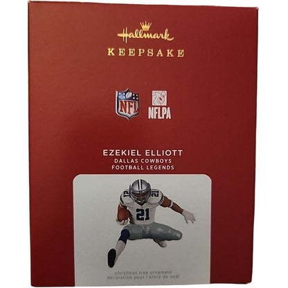 2021 Ezekiel Elliott Hallmark Ornament (Football Legends) QXR9272