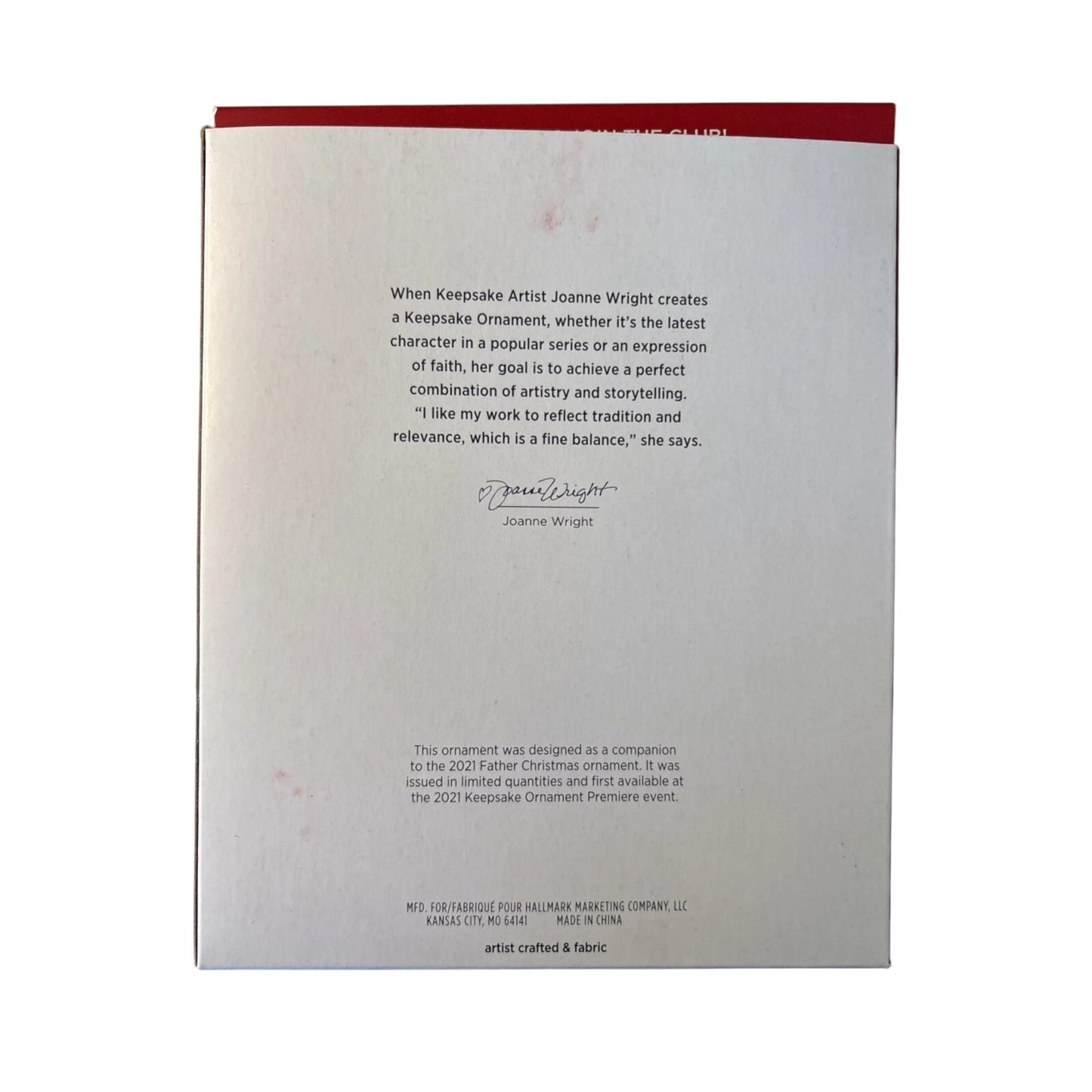 2021 Father Christmas's Reindeer Hallmark Ornament (Father Christmas) QXE3245