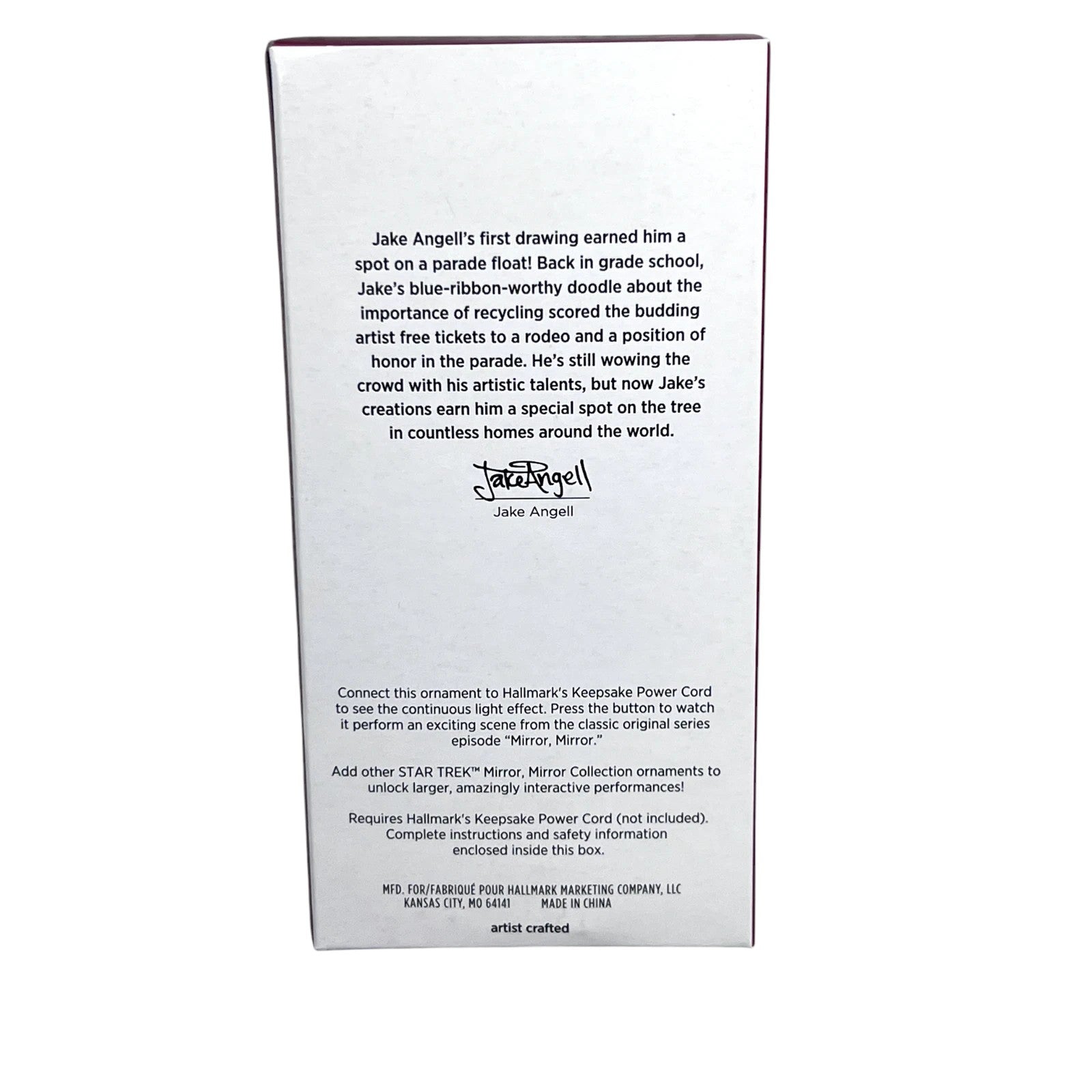 2021 First Officer Spock Hallmark Ornament (Star Trek) QXI7002