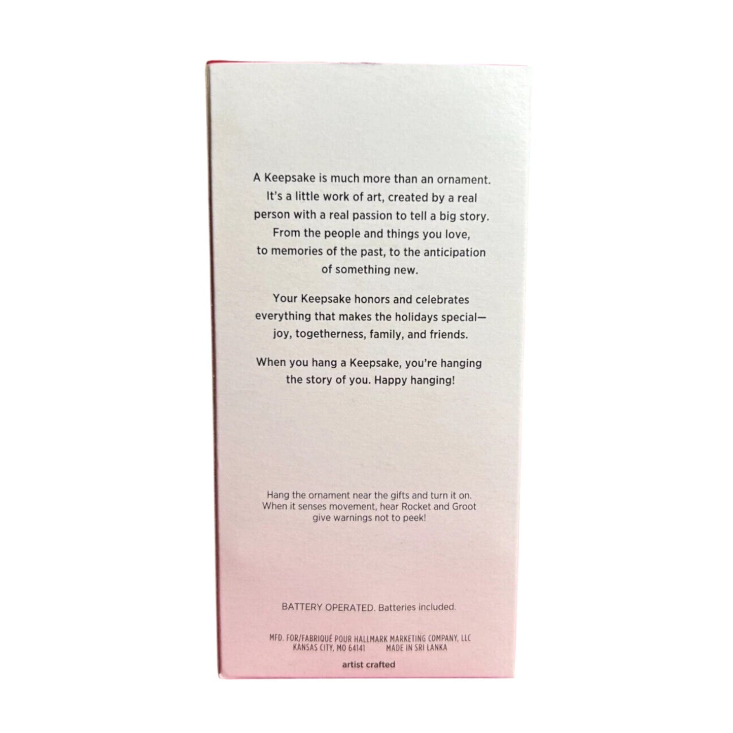 2021 Guardians of the Galaxy Peekbuster Hallmark Ornament (Super Heroes) QXI7485